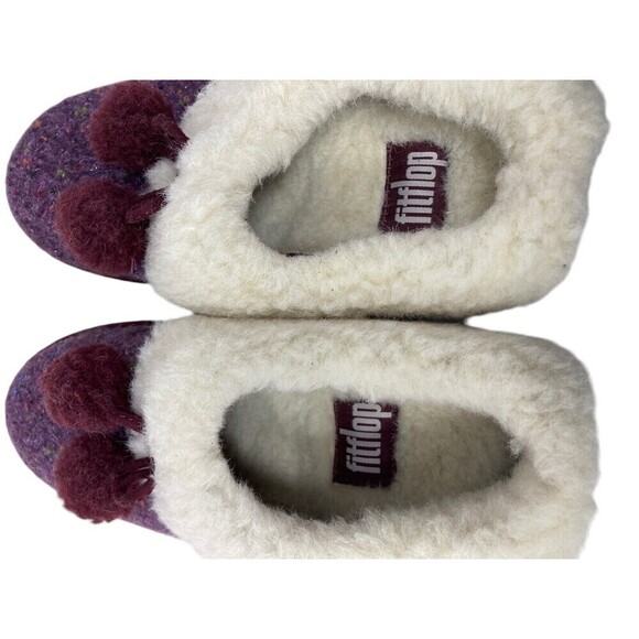 Fitflop Purple and Cream Sippers/ Loafers - Picture 9 of 15